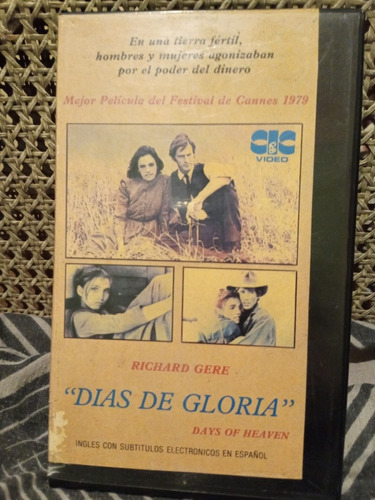 Dias De Gloria (1978) Richard Gere. Dir. T. Mallick.vhs