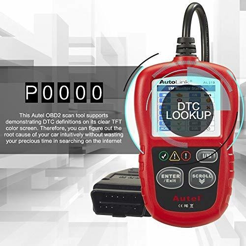 Imagen 2 de 3 de Escaner Codigo Autel Autolink Rojo Negro