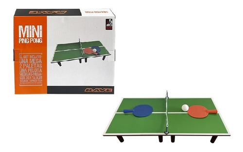 Mini Ping Pong Tenis De Mesa Casa Valente
