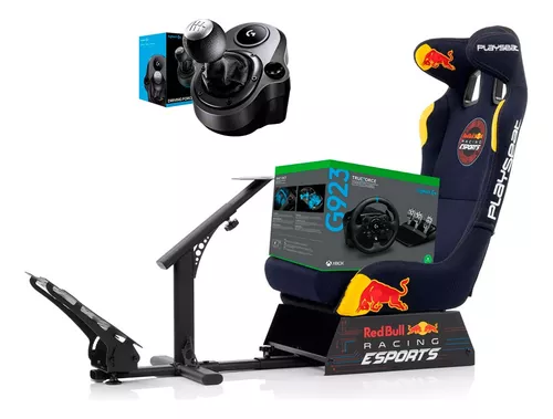 Asiento Simulador de Carrerar Playset Evolution Pro Red Bull Racing Esports