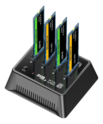 Aoduke 4bay Fan Refresing M.2 Nvme/sata A Usb3.2 Lectura Y E