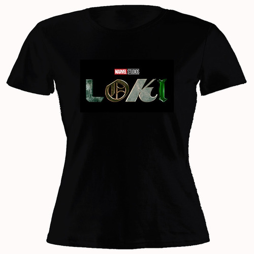 Remera Mujer Algodón Loki Marvel Disney 