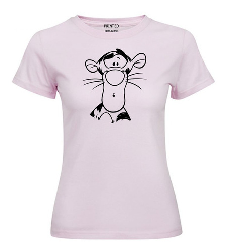 Polera Mujer Estampada Tigger