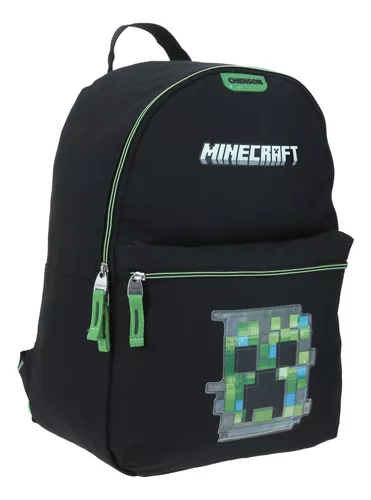 Mochila Grande Azul Chenson Minecraft Primaria SORV para niño