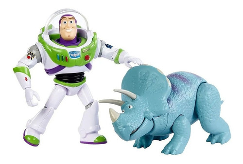 Imagem 3 de 7 de Toy Story Figura Básica Buzz Lightyear E Trixie Mattel