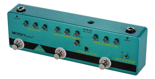 Hefu Pedal De Guitarra Multi-efeitos Tamanho Compacto Para