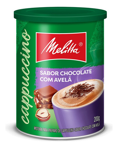 Cappuccino Chocolate Con Avellanas Melitta 200gr Lata