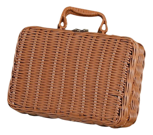 Canasta De Regalo Cesta De Almacenamiento De Ratán