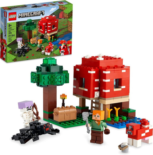 Lego Minecraft 21179 La Casa Champiñon (272 Piezas)