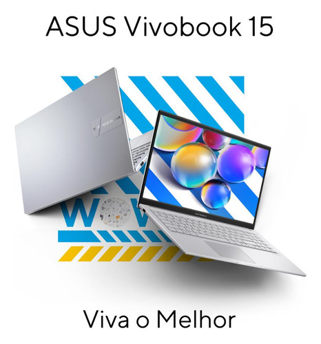 Notebook ASUS Vivobook 15 X1504VA Intel Core i5 1334U 16Gb Ram 1TB SSD Linux KeepOS Intel Iris Xe Tela 15,6" LED FHD Silver NJ2247