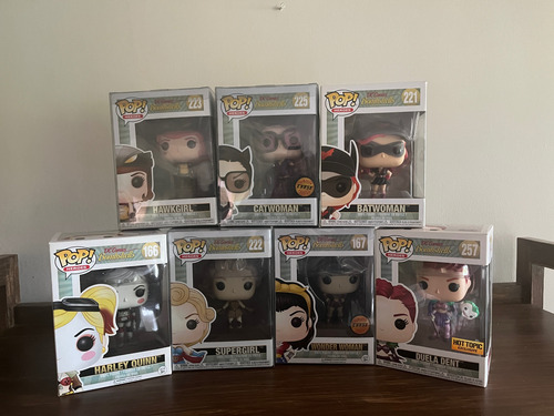 Funko Pop Bombshells 7 Figuras Set Sepia Chase Hot Topic (Usado)