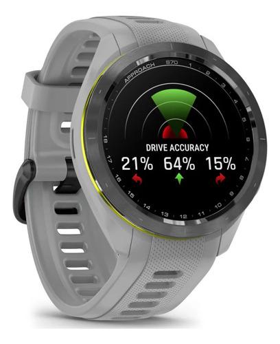 Reloj Gps Garmin Approach S70 42mm Color De La Caja Gris Color Del Bisel Negro