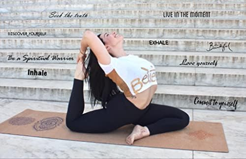 Estera De Yoga De Corcho Shakti Warrior Chakra: Diseñada Por