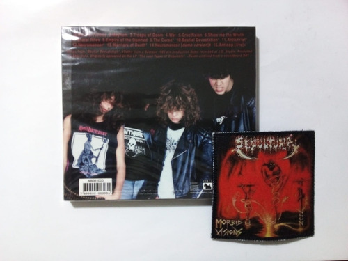 Cd Sepultura Morbid Visions Com Patch