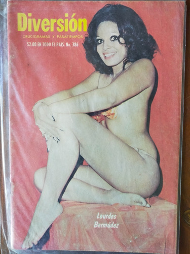 Lourdes Bermúdez En Portada De Revista Diversión Año-1975