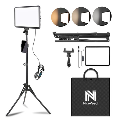 Kit De Luz Led Para Video Y Fotografía Con Temperatura De Co