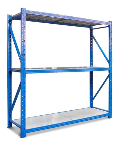 Estantería Metálica Reforzada Sin Tornillos 2x2x050mts 200kg