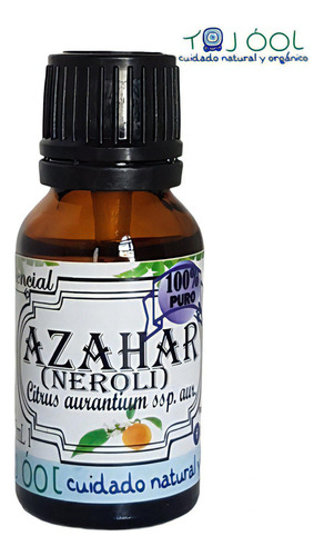 Aceite Esencial Azahar 100% Puro Natural Orgánico Difusor O