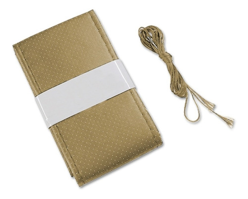 Imagen 2 de 9 de Cubre Volante Cuero Cocido Funda Premium Importado