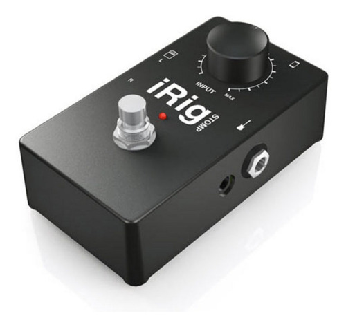 Pedal de guitarra com interface digital Irig Stomp iPad iPhone iPod