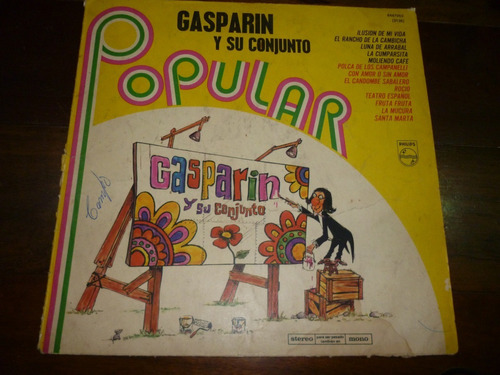 Lp Vinilo - Gasparín Y Su Conjunto - Serie Popular