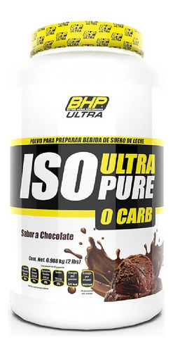 Proteína Iso Ultra 0 Carbs Alta Calidad Recueración Muscular Sabor Torta De Chocolate