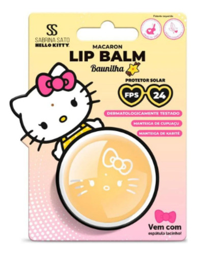 Lipbalm Macaron Baunilha Sabrina Sato Hello Kitty
