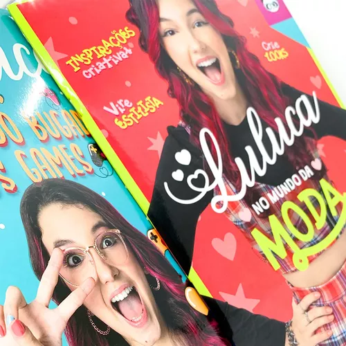 Luluca - Mundo Da Moda + Mundo Bugado Games - Kit 2 Livros