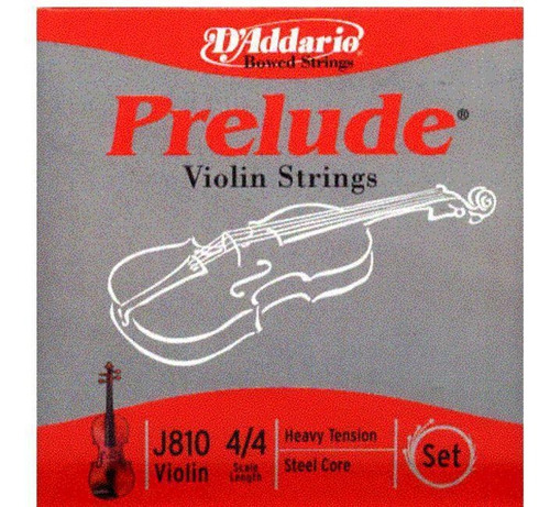 Set De Cuerdas Para Violín Daddario J810 4/4h