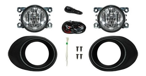 Set Faros Niebla C/parrilla Ford Figo 16/18 Generica