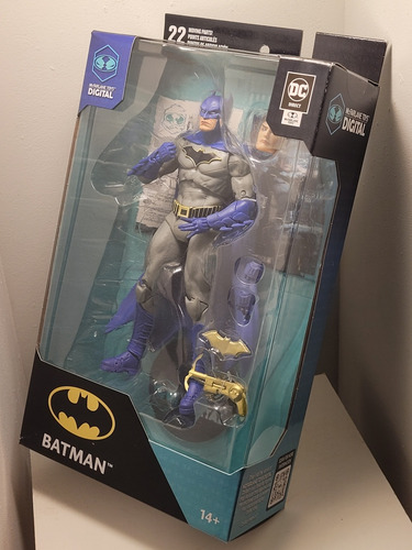 Batman- Dc Universe-rebirth- Batman Digital-mcfarlane Toys (Usado)