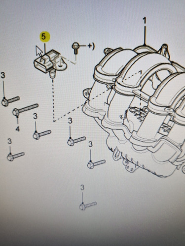 Sensor Map Focus Ka Fiesta Ecosport F150 Original.