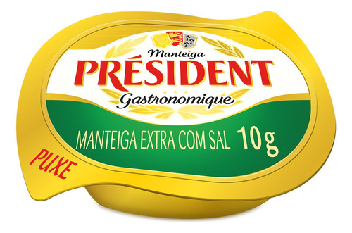 Manteiga Extra com Sal Président Gastronomique Pote 10g