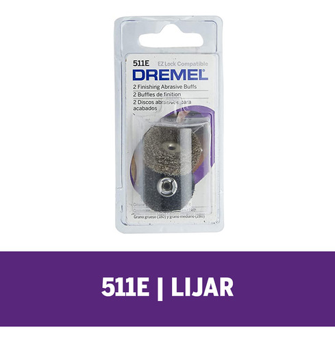 Discos Abrasivos Pulidores Ezlock Gr 180 9,5mm Mod Ez511