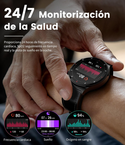 Smartwatch Reloj Inteligente Hombre,1.43''pulsera