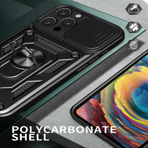 Funda De Teléfono Para Samsung Galaxy A71 A51 A31 A21s, Cámara Deslizante, Pie De Pie, Anillo, Funda Protectora A Prueba De Golpes