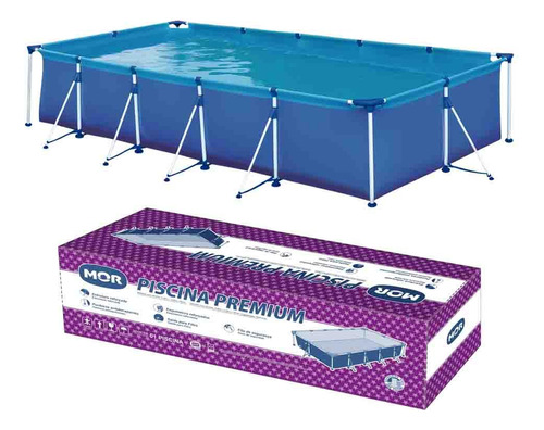 Piscina Estrutural 7600l Premium Azul - Mor