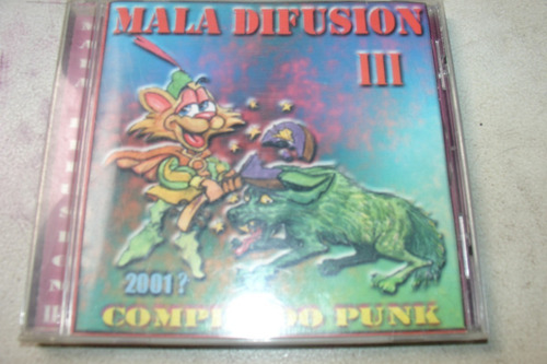 Mala Difusion 3 Punk Argentina Cd 2001 Compilado