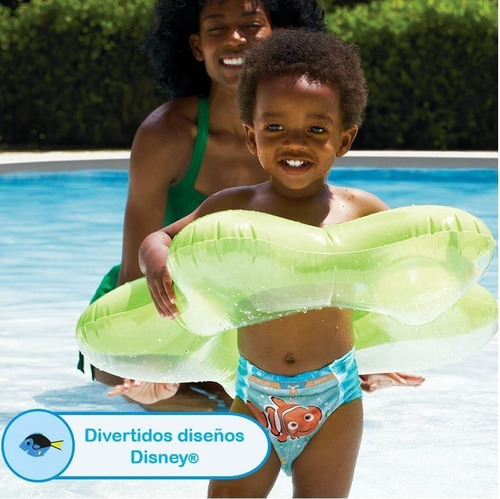 Imagen 4 de 9 de Pañales Para Piscina Playa Huggies Little Swimmer