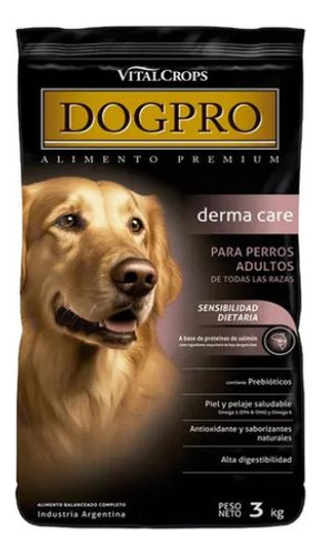 Alimento Para Perro Dogpro Dermacare Hipoalergenico X 3 Kg