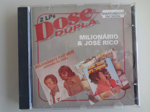 Cd Milionário & José Rico - Dose Dupla (2 Lps) (Usado)