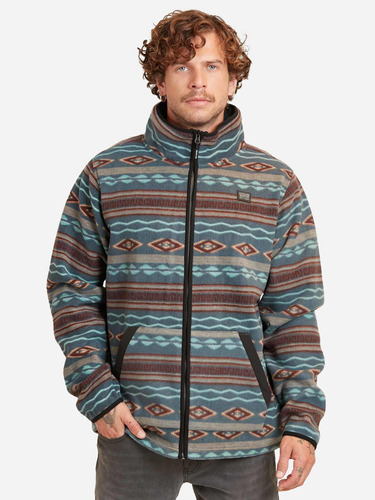 Poleron Micropolar Riue Multicolor Hombre Maui And Sons