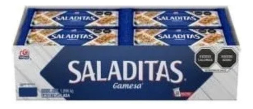 Galletas Saladitas Saladas Gamesa 8 Paketines De 137 Gr