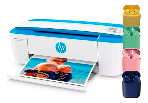 Impresora A Color Multifunción Hp 3775 + Auri Inalambricos 