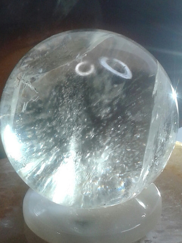 259 Se Vende Bola De Cuarzo Cristal Transparente Unica T.p