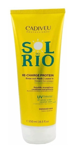 Cadiveu Sol Do Rio Re-charge Protein Plex Proteção Uv