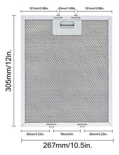 Cs Filtro De Ventilação Do Exaustor Do Fogão Substituição