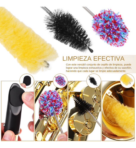 Kit De Limpieza, Mantenimiento Y Cuidado Para Saxofón