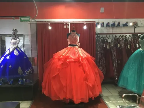 Vestidos de xv años con olanes sale
