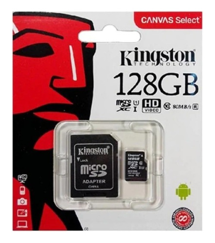 Memoria Micro Sd 128gb Clase 10  Kingston